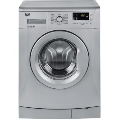Beko WMB61432S A++ 6kg 1400 Spin Washing Machine in Silver